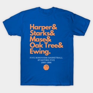 1995-1996 New York's Starting Five! T-Shirt